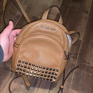 Michael kors mini backpack